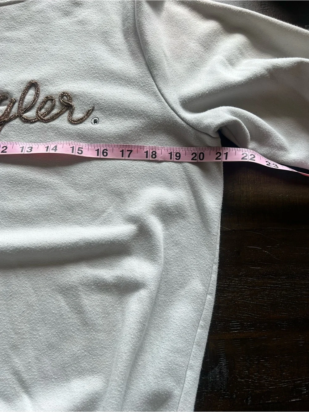 Wrangler Ladies Retro Size Medium Vintage White Vintage Crew Sweater sweatshirt - Picture 5 of 7